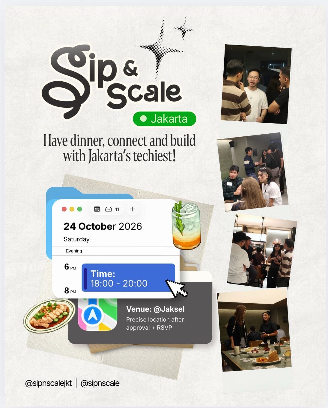 Sip & Scale | Dinner with Jakarta's Tech Founders